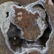 Crystal Filled Dugway Geode (Polished Half) #38874-1